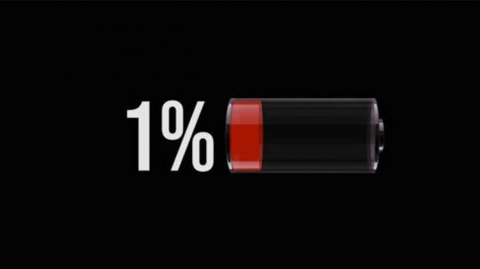 1% de bateria