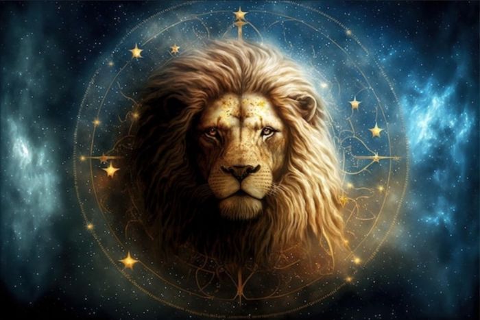 Imagem do signo de leão

